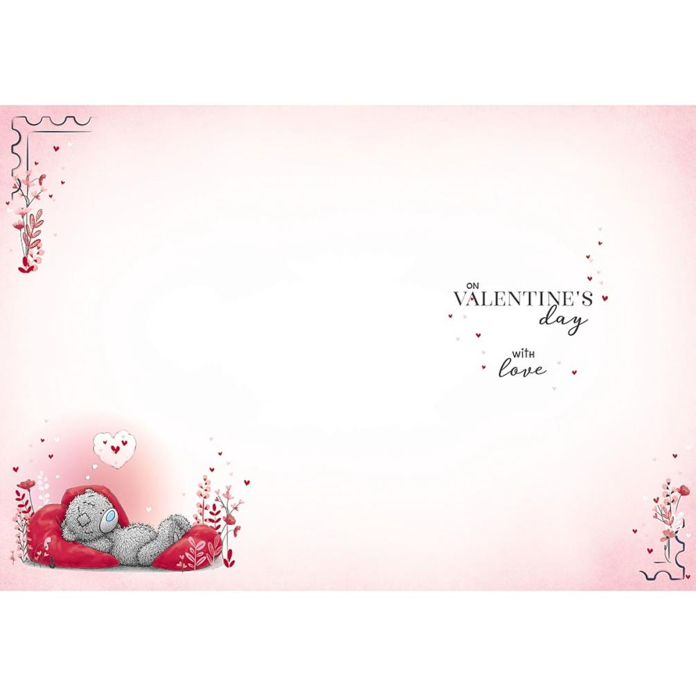 Love & Hugs Me to You Bear Valentine's Day Card  Extra Image 1